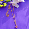 Gift Necklace - Butterfly - Pink - Single Piece