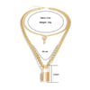 Gift Necklace - Lock And Key - Layered - Single Piece