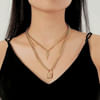 Necklace - Lock And Key - Layered - Single Piece Online