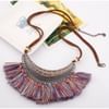 Necklace - Thread Tassels - Multi - Single Piece - Juju Joy Online