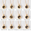 Necklace - Zodiac Sign - Black And Gold - Single Piece Online