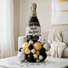 New Year Champagne Balloon Bouquet