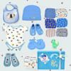 Gift Newborn Baby Boy Essentials Hamper- Blue