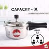 Buy Nigella Outer Lid Tri Ply Pressure Cooker 3L
