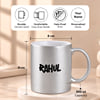 Gift No Risky No Story Personalized Silver Mug