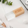 Buy No1 Dad Personalized Wooden Crystal Pen Drive