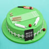 Not Out Cricket Field Fondant Cake (2 kg)