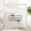 Gift Note To Self Relax Personalized Cushion