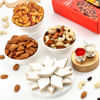 Nuts With Kaju Katli Combo For Bhai Dooj Online