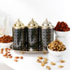 Shop Nutty Delights And Mirror Work Rakhi Hamper