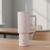 Oat 1200ml Vacuum Tumbler With Handle And Straw