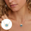 Gift Ocean Glow 18K Gold Pendant