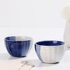 Gift Ocean Whisper Ceramic Bowls - Set Of 2