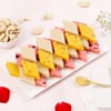 Buy Om Solitaire Rakhi & Assorted Kaju Katli Gift Box