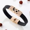 Om Symbol CZ Studded Men's Bracelet - Rose Gold Online