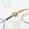 Gift One-of-a-kind Kundan Rakhi For Bhai