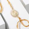 Only Good Vibes Half Sun Rakhi
