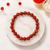 Gift Orange Agate Gemstone Bracelet Rakhi