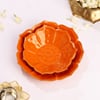 Shop Orange Lotus Urli - Set of 2