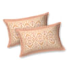 Buy Orange Spark Double Bedsheet And Pillow Cover Set