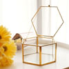 Organizer With Lid -Hexagon - Glass - Single Piece Online