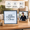 Gift Our Favourite Boss Personalized Double Sided Frame