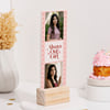 Buy Our Girl Personalized Photo Wooden Stand