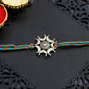 Gift Over The Moon Oxidised Metal Rakhi