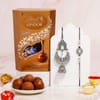 Oxidized Bhaiya Bhabhi Rakhi Set with Lindt Lindor