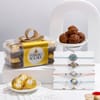 Oxidized Rakhi And Ferrero Rocher Combo-Set Of 4