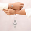 Gift Oxidized Silver Bhaiya Bhabhi Rakhi Set