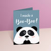 Panda Booboo Personalized A5 Sorry Card Online