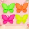 Buy Party Vibrant Neon & UV Butterfly DIY Balloons - 4 pcs
