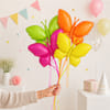 Party Vibrant Neon & UV Butterfly DIY Balloons - 4 pcs
