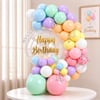 Pastel Birthday Balloon Bouquet