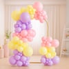 Pastel Bloom Balloon Arch décor