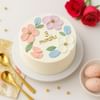 Pastel Floral Milestone Cake