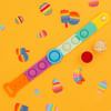 Pastel Hues Pop it Rakhi Band for Kids