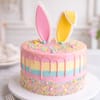 Gift Pastel Pink Bunny Ears Cake