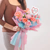 Buy Pastel Roses & Carnations Doctor's Day Bouquet