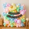 Gift Pastel Wonderland Birthday Balloon Decor