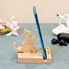 Buy Pawing Cat Personalized Wood Mobile Stand