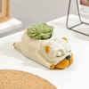 Gift Peaceful Succulent & Pup-Shaped Planter Gift