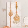 Buy Peach Elegance Rakhi Hamper