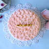 Gift Peach Rosette Cream Cake For Mom (1 Kg)
