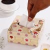 Gift Peacock Bloom Lacquered Tissue Box