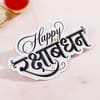 Buy Peacock Grace Bhaiya Bhabhi Rakhi and Sweets Hamper