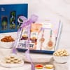 Peacock Grace Bhaiya Bhabhi Rakhi and Sweets Hamper