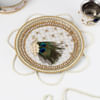 Shop Peacock-Inspired Puja Thali Set For Karwa Chauth