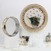 Peacock-Inspired Puja Thali Set For Karwa Chauth Online